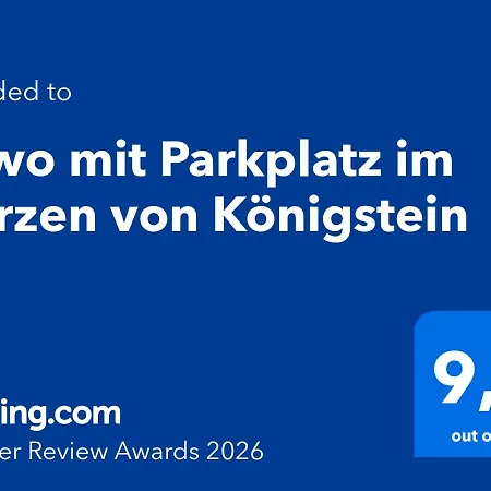 Mit Parkplatz Im Herzen Von 柯尼希施泰因易北